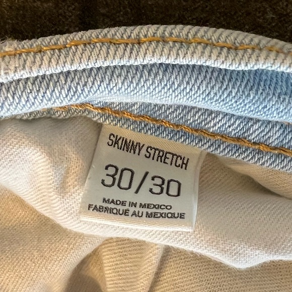 BDG Skinny Stretch Blue Vintage Wash Jeans | Size: 30x30 | Urban Outfitters - Picture 7 of 8